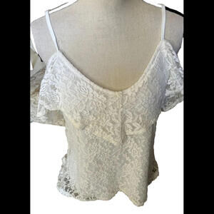 👚🐩No Comment Lace Off The Shoulder Top Size Medium